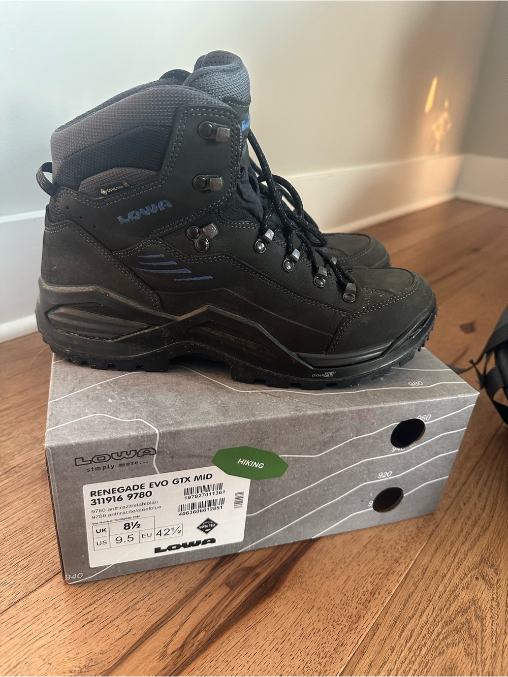 Lowa Renegade EVO GTX Mid - Black with Gray Accents